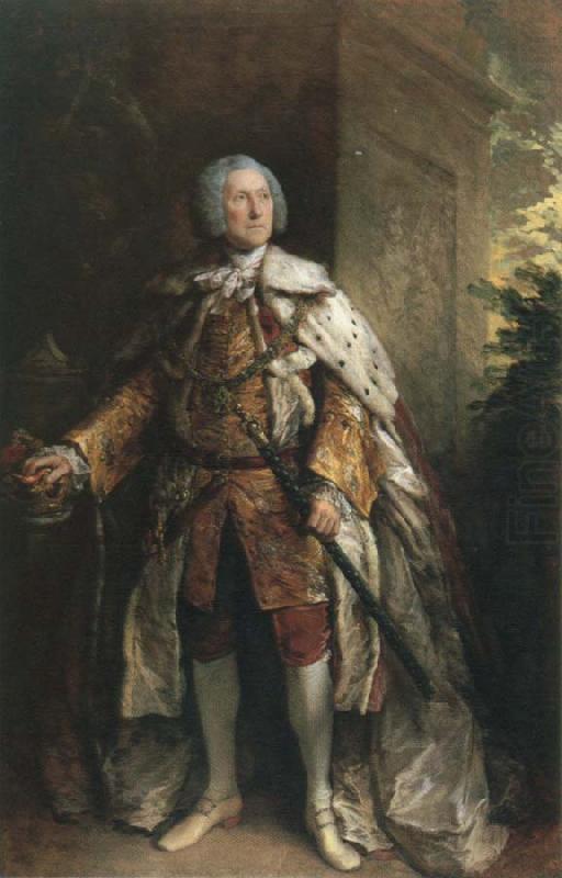 Thomas Gainsborough john campbell ,4th duke of argyll china oil painting image